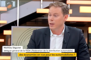 Fin du monopole des pièces détachées : Mathieu Séguran, Délégué Général de la FEDA est l'invité de l'Eco de France TV Info