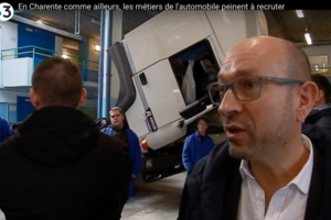 Reportage de France 3 Nouvelle Aquitaine sur la filière VI avec l'intervention de Benoit Migeon (TVI), Président du groupe VI de la FEDA