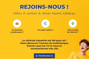 Opération de recrutements pour les métiers du Véhicule industriel sur les réseaux sociaux